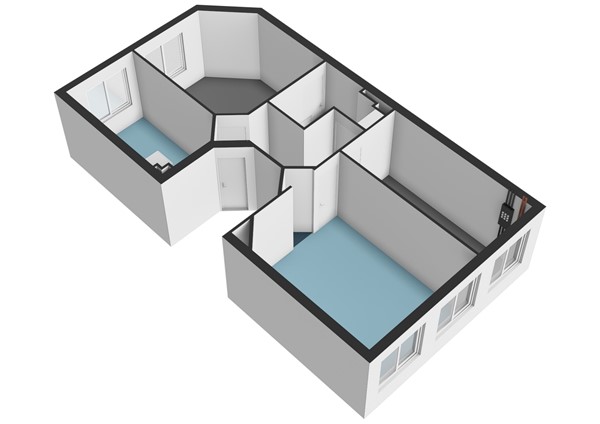 Floorplan - James Cookstraat 4-2, 1056 RZ Amsterdam